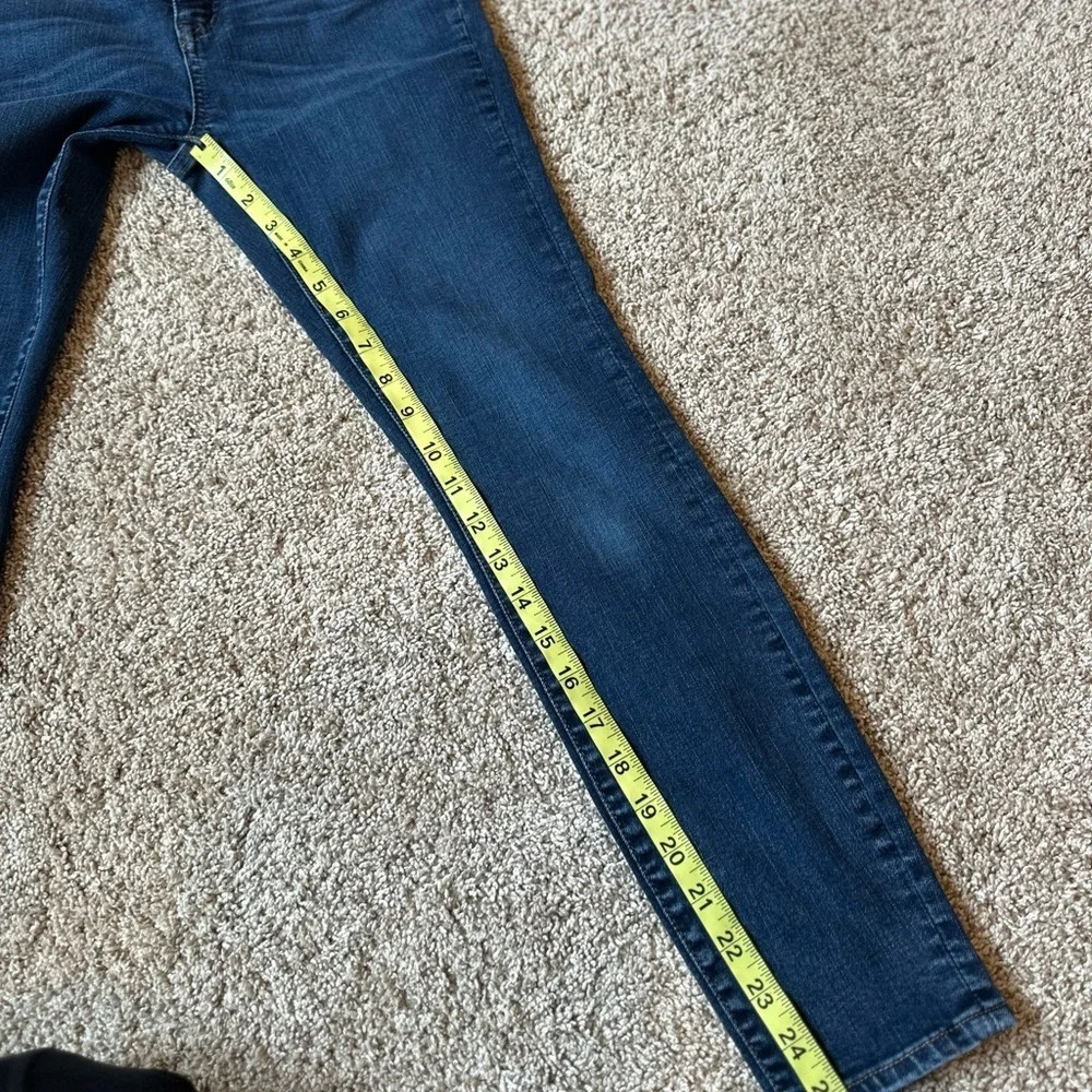 Madewell Dark Indigo Skinny Jeans - Picture 7 of 11